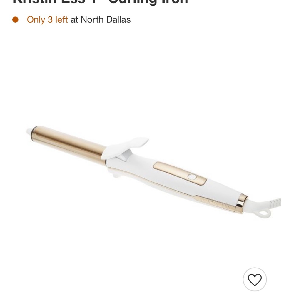 Brand new, never used open box Kristen Ess 1 inch curling iron
